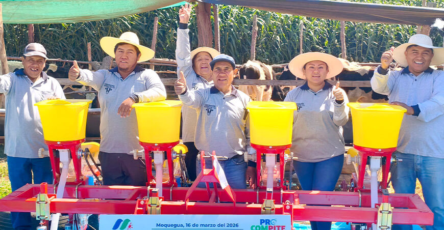 Procompite Moquegua fortalece productividad lechera en Mariscal Nieto