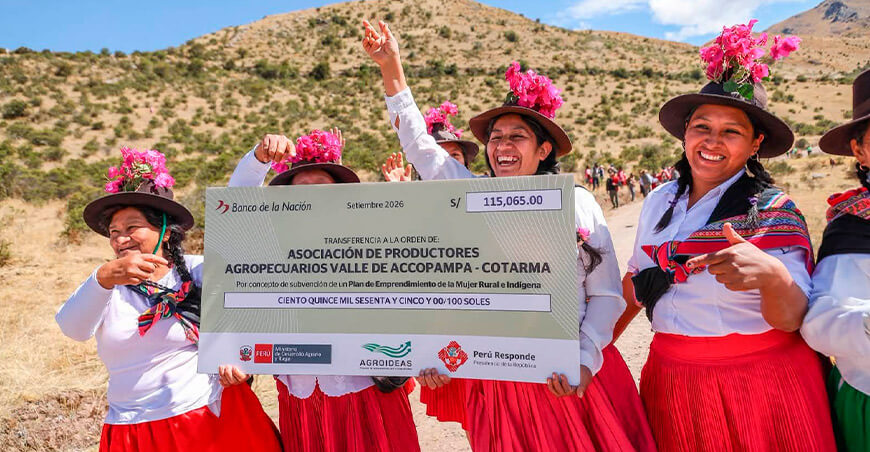 Estrategia de Emprendimiento de la Mujer Rural e Indígena EEMRI Agroideas productoras agrarias Perú