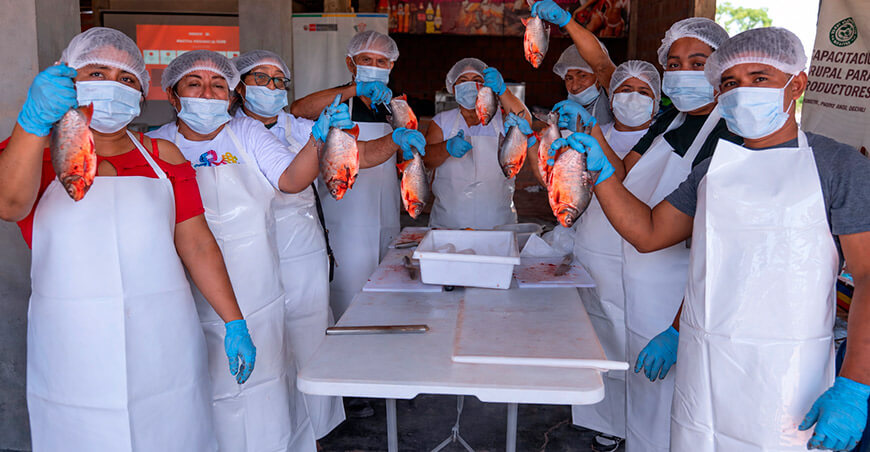 Productores de Neshuya con envasado al vacío impulsarán comercio del paco Ucayali Perú Devida