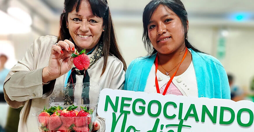 rueda de negocios productores de fresas Agromercado Perú