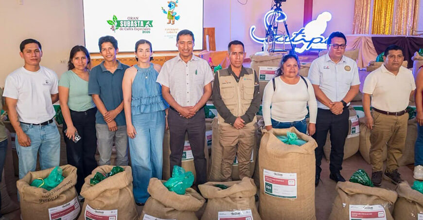 Subasta de cafés especiales de Satipo Junín Perú