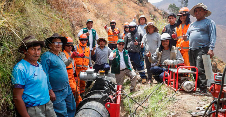 Agro Rural avanza ejecución de Obra de riego en Leoncio Prado Lima Perú