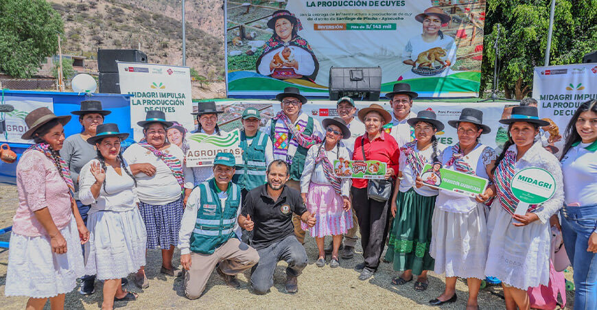Asociación de Mujeres Emprendedoras de Ccayarpachi–Atacocha Ayacucho Perú Agroideas crianza de cuyes