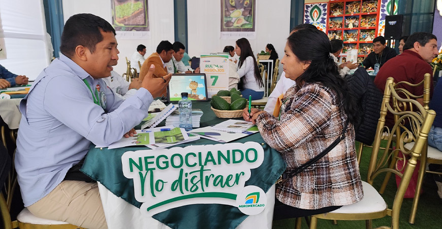 Agromercado convoca a organizaciones de productores a la Rueda de Negocios de la Palta de los Andes