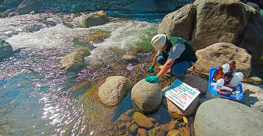 ANA monitorea la calidad del agua en 38 puntos de la cuenca Chamaya Perú