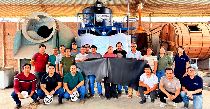 Impulsan tecnología para reutilizar más del 50 % del agua de curtiembre CITEccal Trujillo ITP Perú
