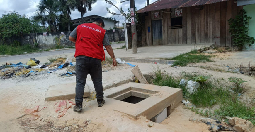 Contraloría advierte riesgo de retrasos en obra de drenaje pluvial en Iquitos Loreto Perú