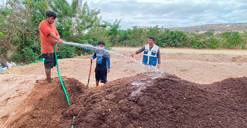 Cooperativa Sol de Colán pone en marcha fábrica piloto de bioinsumos Piura Perú