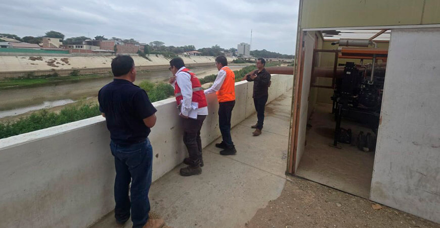 Contraloría alerta deficiencias en seis sistemas de drenaje pluvial de Castilla Piura Perú