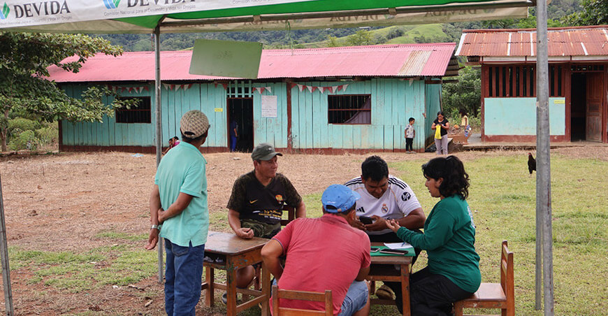 Familias de Porvenir acceden a servicios de salud y programas sociales sin salir de su comunidad San Martín Perú Devida