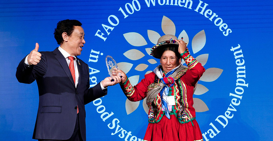 FAO reconoce a Rita Parcco, lideresa peruana y guardiana de la agrobiodiversidad