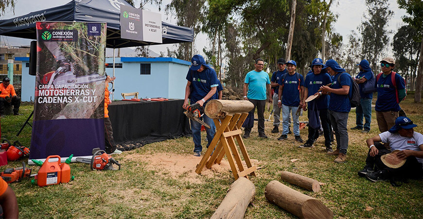 Husqvarna invita a los jardineros de Lima a una jornada gratuita de capacitación con más de S/100 000 en premios