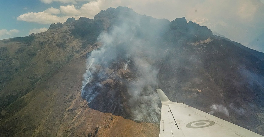 incendios forestales en Cusco Perú