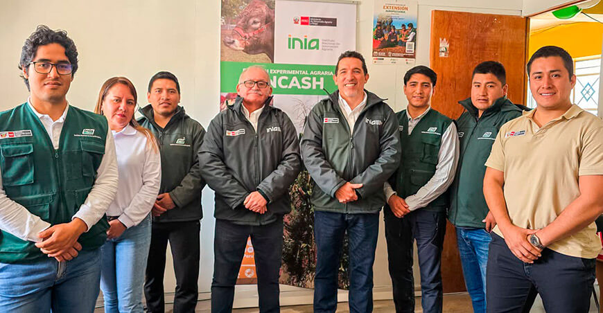 INIA acerca la innovación agraria a los productores con oficina en Chiquián en Áncash Perú