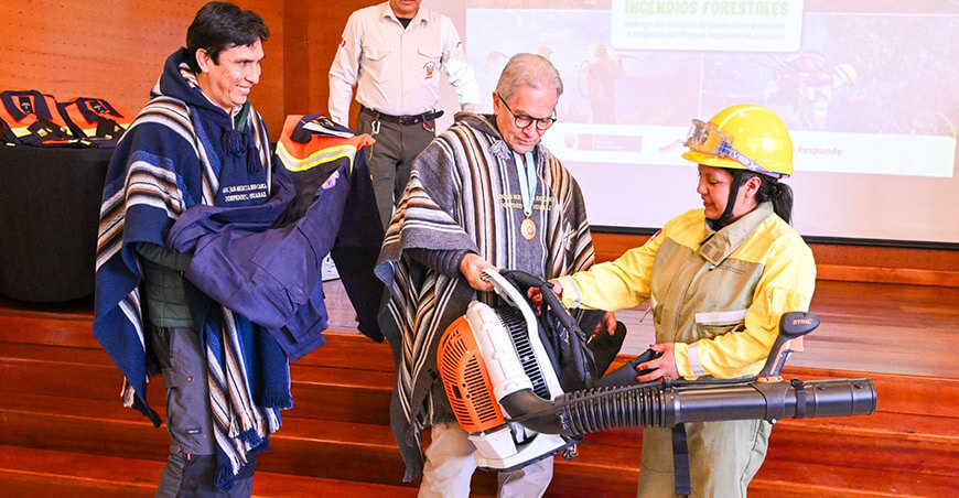 Minam refuerza la respuesta ante incendios forestales en Áncash Perú