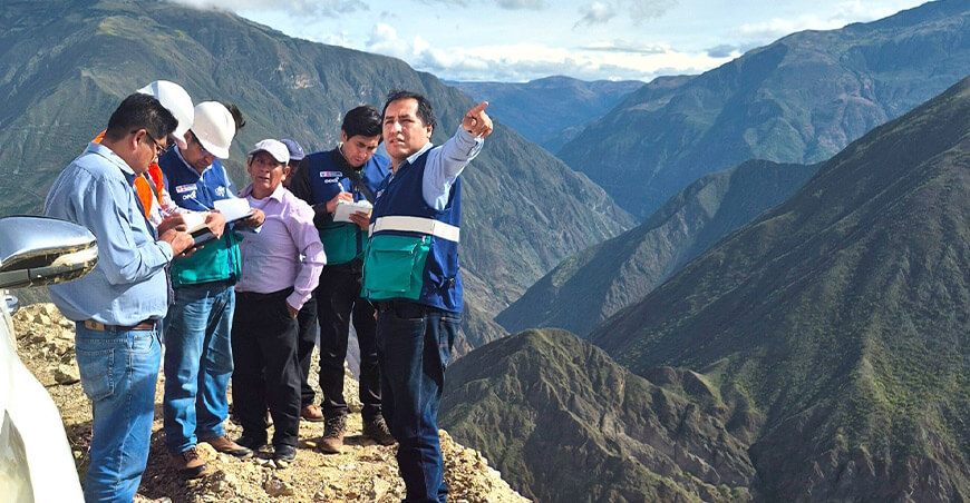 Viabilizan sistema de riego para 70 familias de agricultores de Inkawasi Cusco Perú