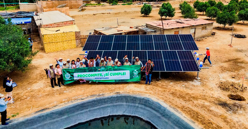 Mejoran sistema de riego con paneles solares en La Yarada Los Palos Tacna Perú