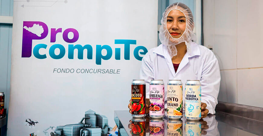 Agente Económico Organizado CACETEJ de Uchumayo transforman productos primarios en nuevas bebidas gasificadas Arequipa Perú