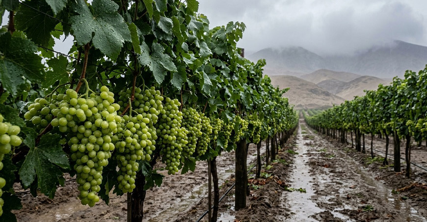 producción uvas antes las intensas lluvias Perú fenómeno El Niño