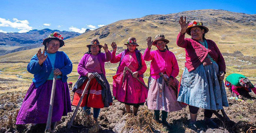 Día Internacional de las Mujeres Rurales productoras de papas Perú