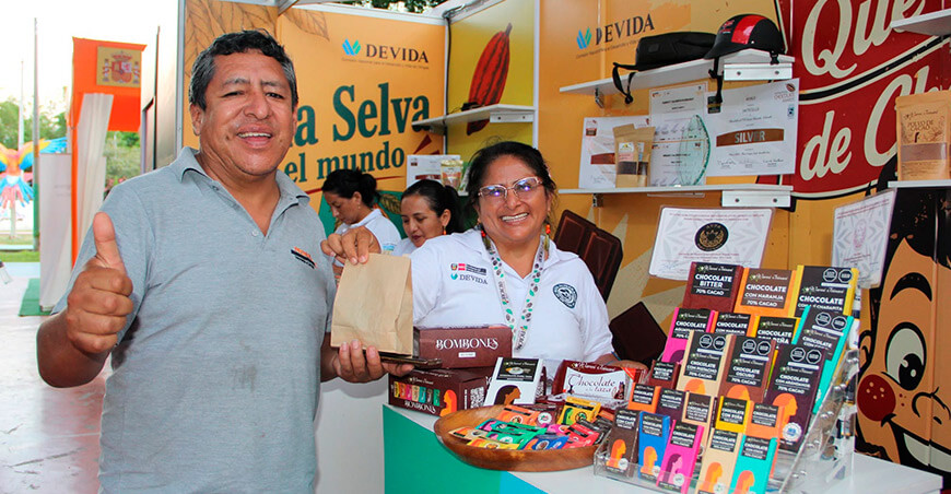 Productores del desarrollo alternativo lograron ventas Ficacao Cusco Perú Devida