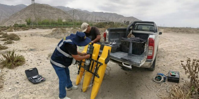 Senamhi realiza aforos y monitoreo con dron ante el incremento de precipitaciones en Ica Perú