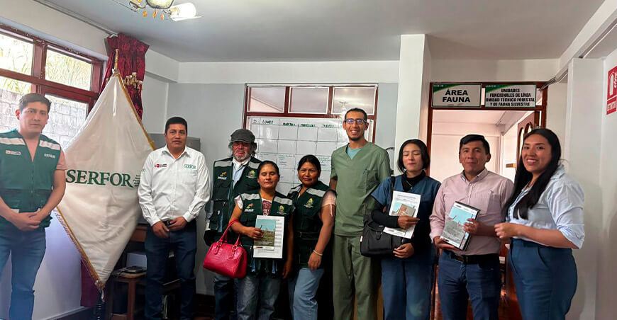Serfor articula acciones acciones para proteger la fauna silvestre ante los incendios forestales en Apurímac Perú