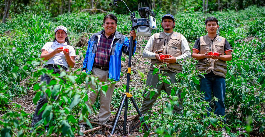 UNTRM instala segunda estación meteorológica para impulsar la investigación agrícola Amazonas Perú