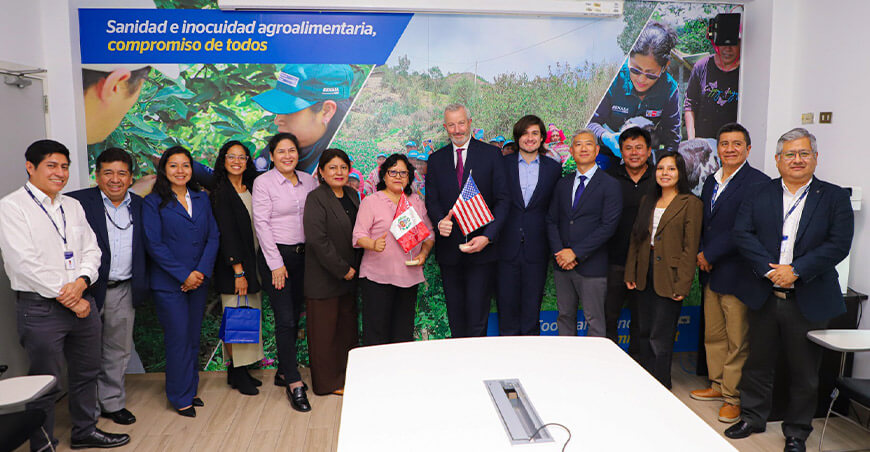 Senasa y EE. UU. fortalecen cooperación sanitaria para impulsar las agroexportaciones peruanas