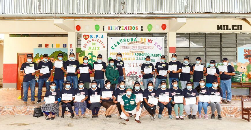 Cajamarca: más de mil productores se beneficiaron con escuelas de campo del Senasa