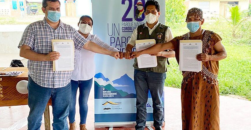 Comunidad nativa renovó su compromiso para la conservación del Parque Nacional Cordillera Azul
