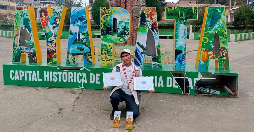 Adán Rodrigo Quispe produce unos de los mejores cafés del mundo