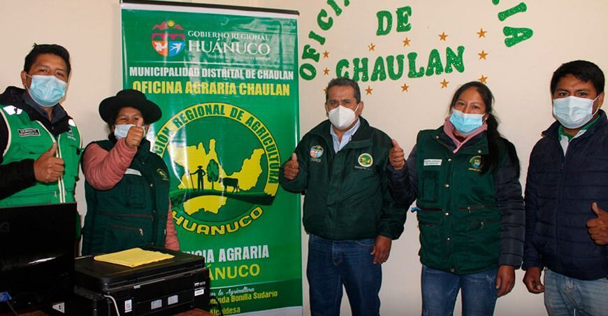 Inauguran oficina agraria en San Pedro de Chaulan