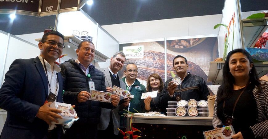 Beneficiarios de Agroideas brillaron en el XIII Salón del Cacao y Chocolate
