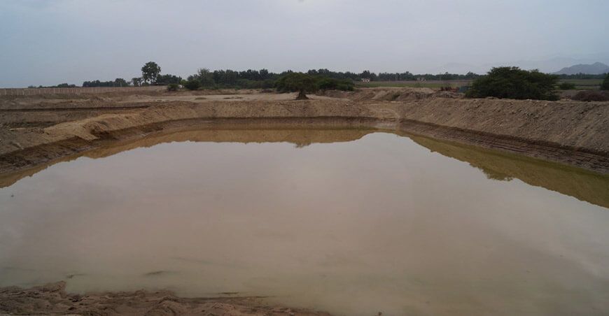 Perú debe almacenar agua en pozas rústicas