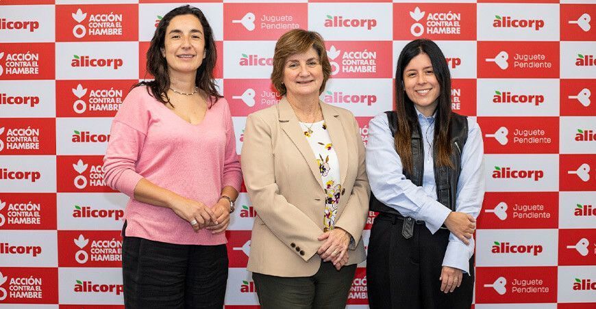 Alicorp se suma a Juguete Pendiente y Acción contra el Hambre frente al fenómeno El Niño