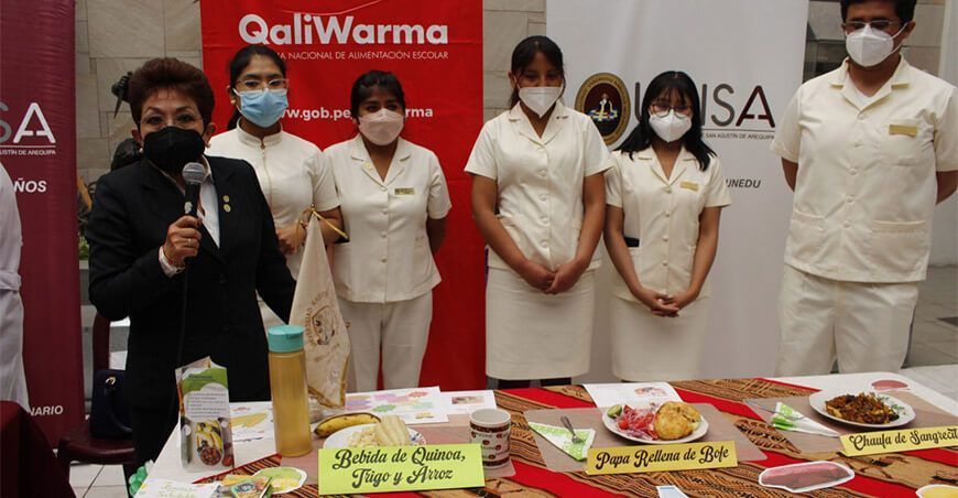 Universitarios elaboran alimentos nutritivos como propuesta para Qali Warma