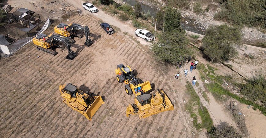 ANA limpia y descolmata el río Lurín para proteger a pobladores de Cieneguilla, Pachacámac y Lurín