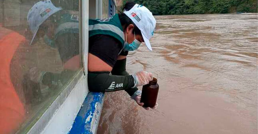 Loreto: monitorean calidad de agua superficial del río Marañón