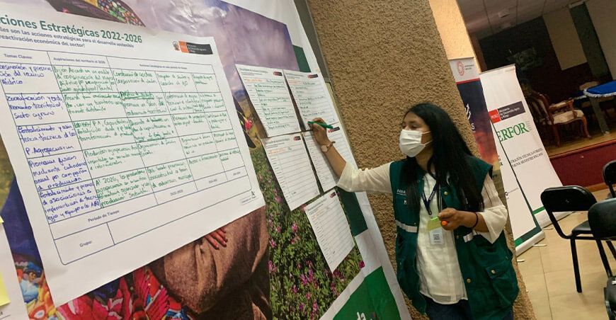 Elaboran plan de acción para el desarrollo de la agricultura en Áncash