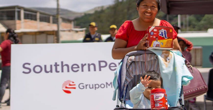 para disminuir índice de anemia en Torata Southern Perú