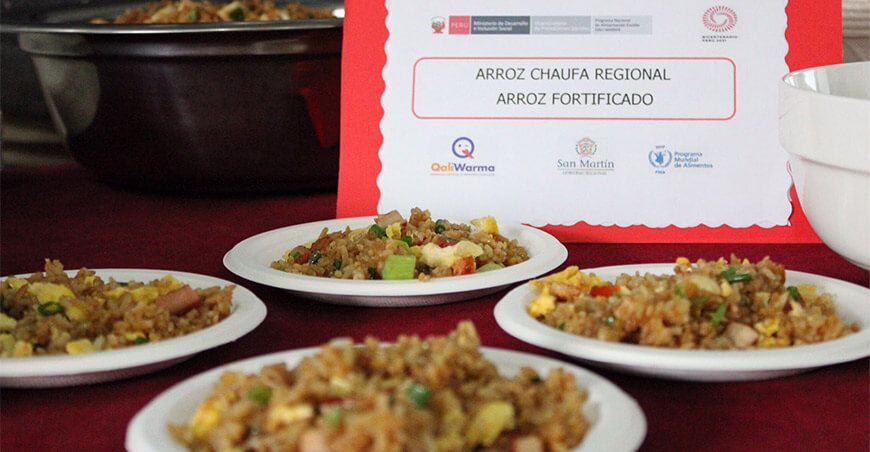 arroz fortificado San Martín