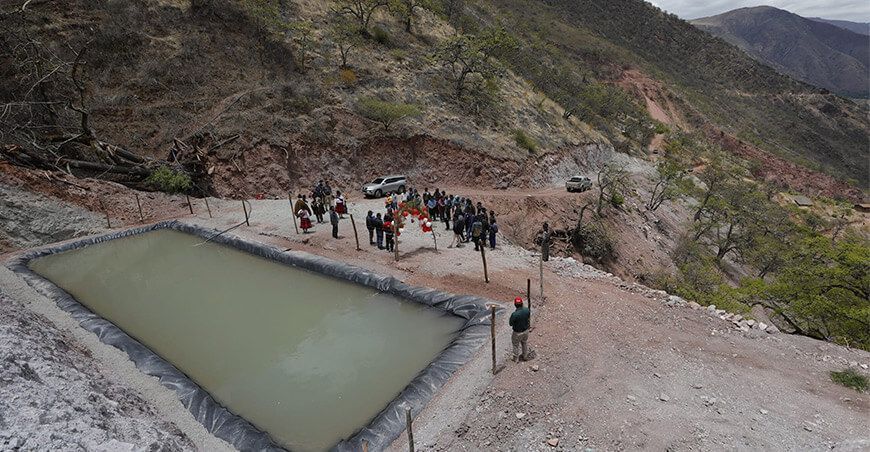 Ayacucho inauguran reservorios en Chilcas