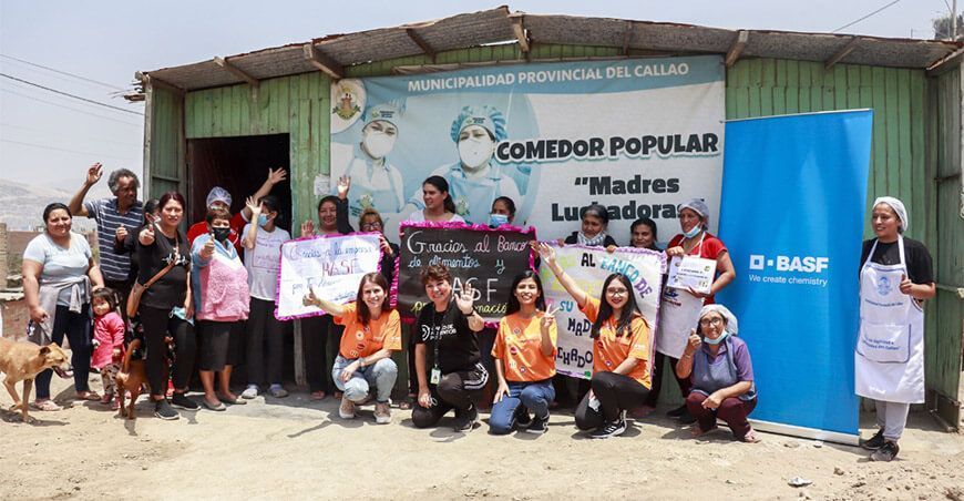 BASF Peruana entrega donación a Banco de Alimentos Perú