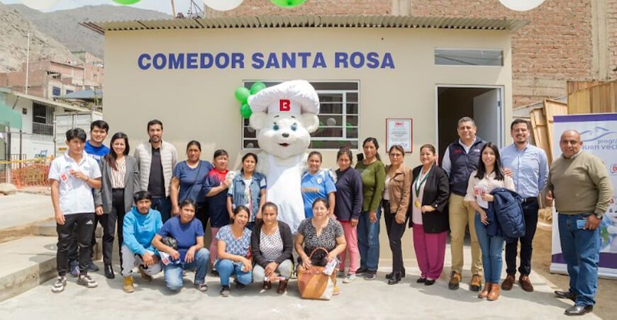 Bimbo Perú beneficia a 200 personas con inauguración de comedor en Huachipa