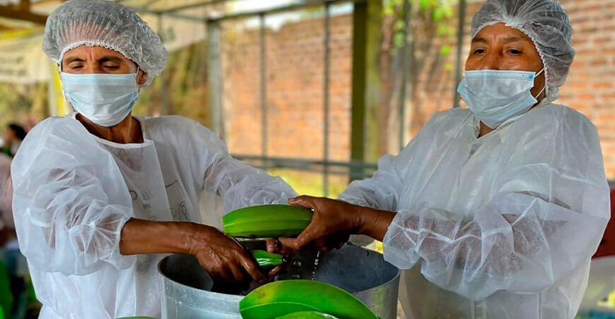 productores de Conayre fortalecen sus capacidades en la elaboración de chifles