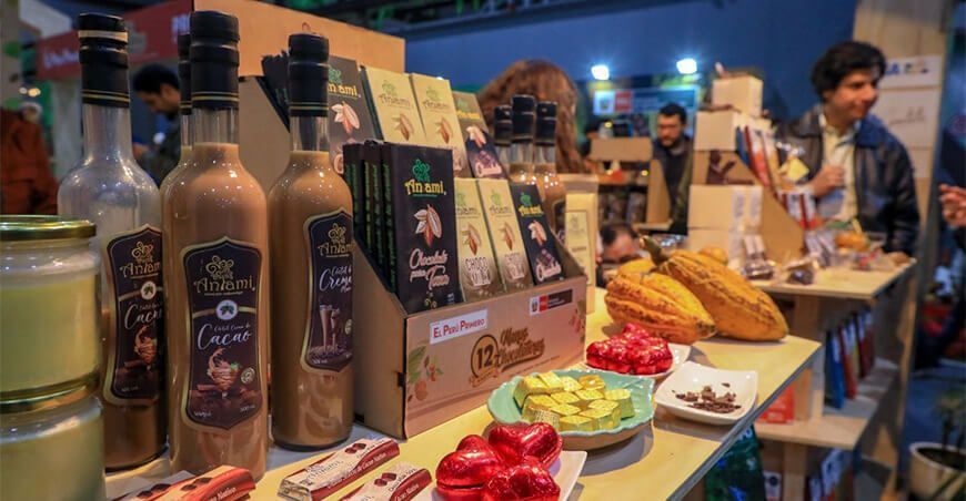 Derivados de cacao Perú ferias