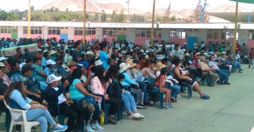 Agricultores exigen a Chinecas reformular expediente técnico para mejorar el viejo canal Irchim