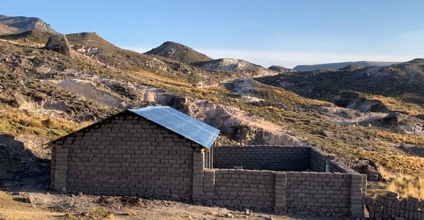 cobertizos para proteger ganado en zonas Altoandinas Perú
