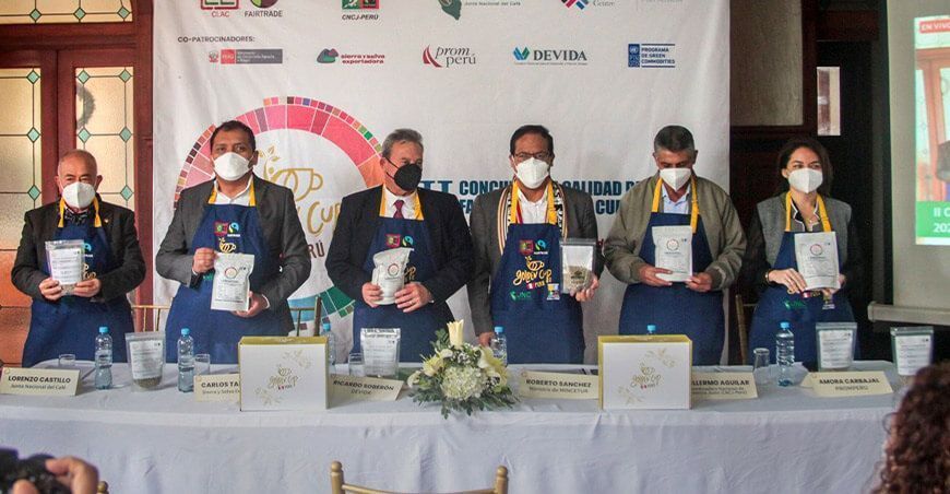 Concurso de Café Fairtrade Golden Cup Perú 2022